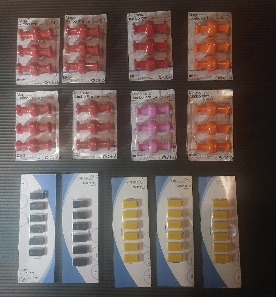 Diverse magneten per 2 set, Ophalen, Nieuw