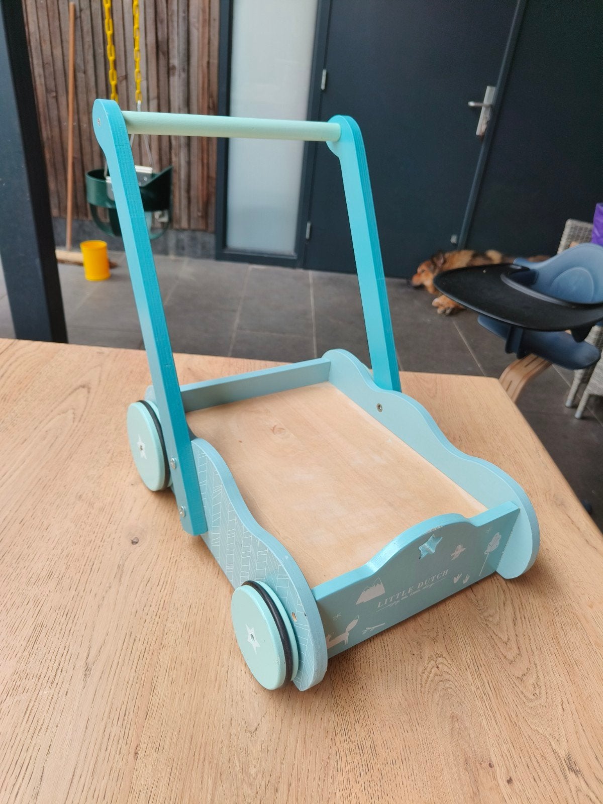 Little Dutch Houten Loopwagen, Kinderen en Baby's, Speelgoed | Houten speelgoed, Ophalen of Verzenden, Gebruikt, Overige typen