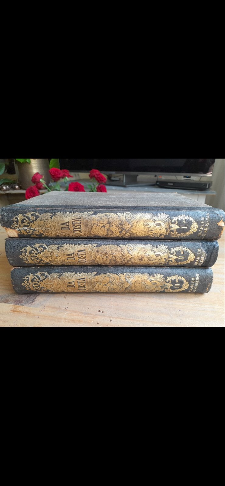 3-delige set boeken Isaäc da Costa, Ophalen of Verzenden, Gelezen, Nederland