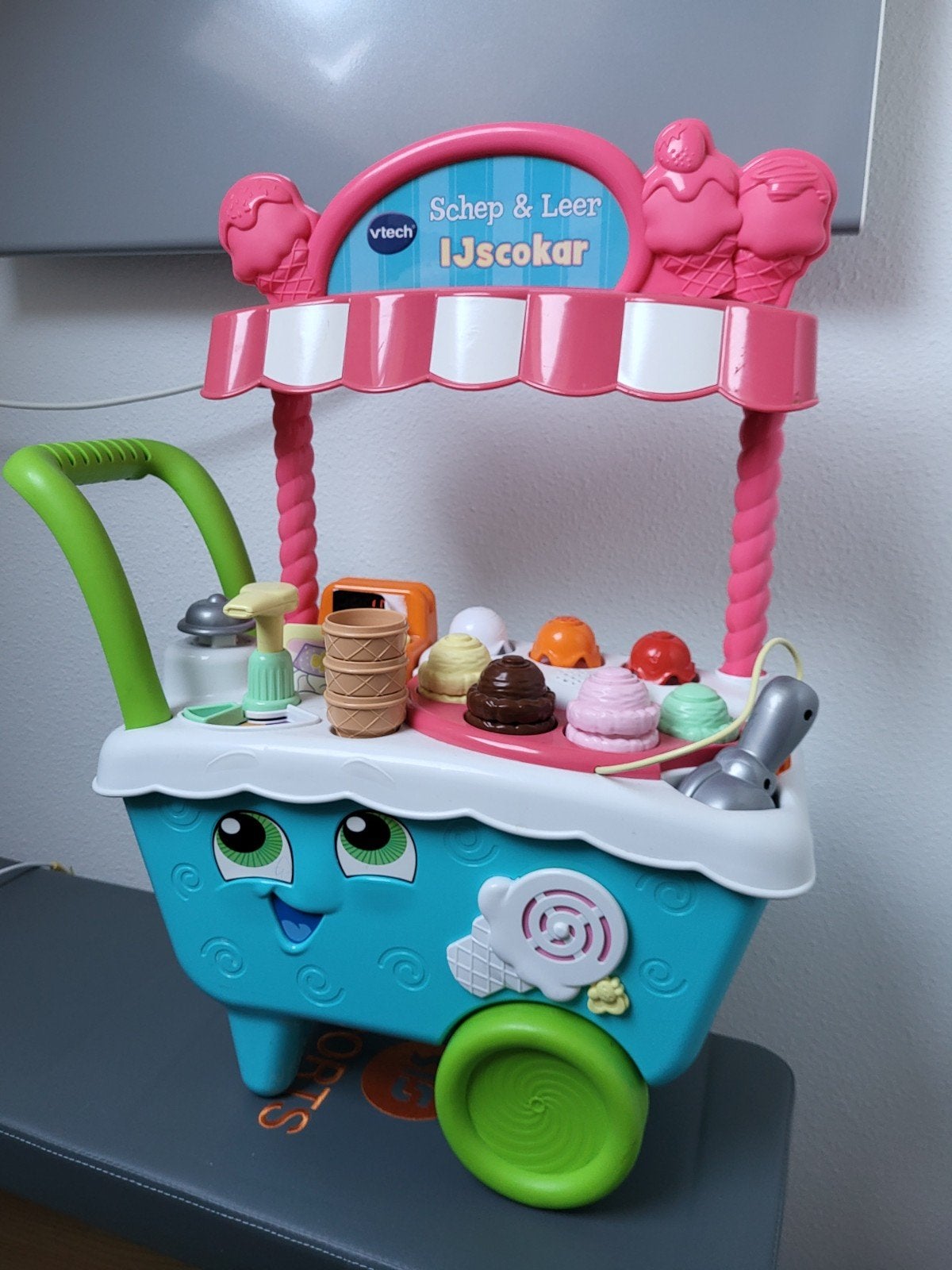 VTech Schep & Leer IJscokar, Ophalen, Gebruikt, Jongen of Meisje