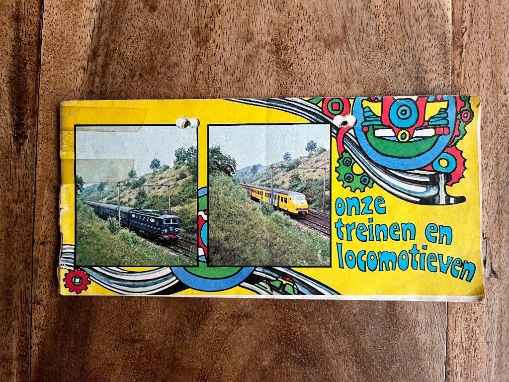 NS brochure - Onze treinen en locomotieven, Ophalen of Verzenden, Gebruikt, Trein, Boek of Tijdschrift