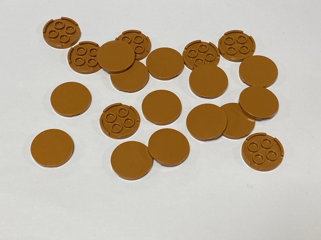 Partij 20x nieuwe 3x3 ronde Lego tegels in diverse kleuren, Kinderen en Baby's, Speelgoed | Duplo en Lego, Overige thema's, Lego