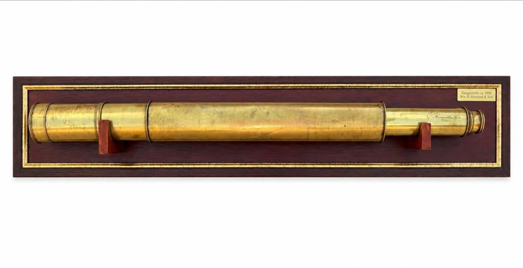 Antieke Zeetelescoop ca. 1900 - Winter, Newcastle, Tyne, Audio, Tv en Foto, Optische apparatuur | Telescopen, Ophalen of Verzenden