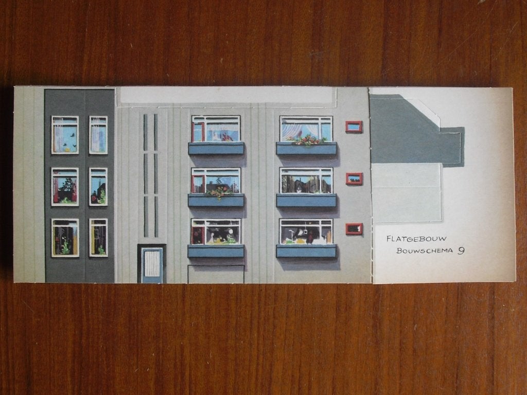 De Gruyter Minidam Bouwplaat - Flatgebouw, Overige merken, Gelijkstroom of Wisselstroom, Brug, Tunnel of Gebouw, Ophalen of Verzenden