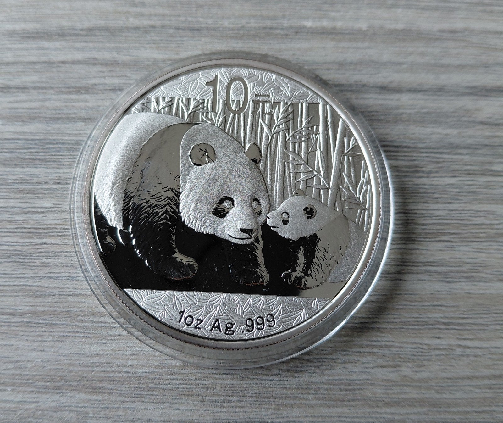 Zilveren China Panda munt 2011 - 1 oz Ag .999, Postzegels en Munten, Ophalen of Verzenden, Zilver