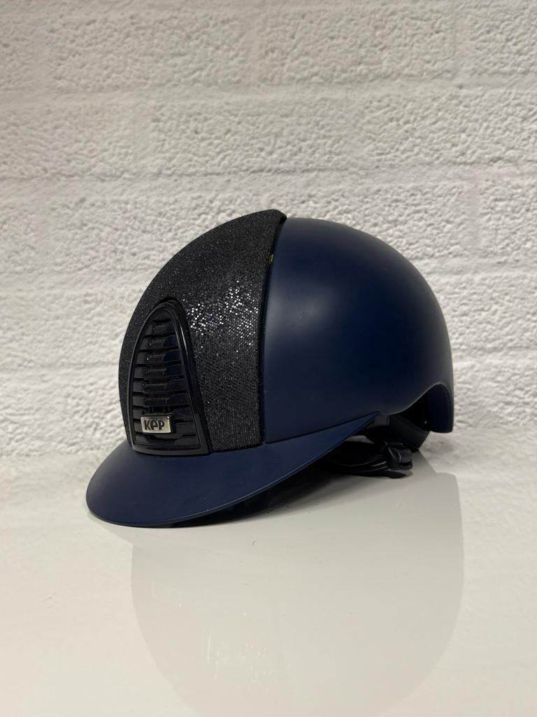 Kep Italia Cromo 2.0 Matt special blauw glitter medium, Ophalen of Verzenden, Dressuur, Cap