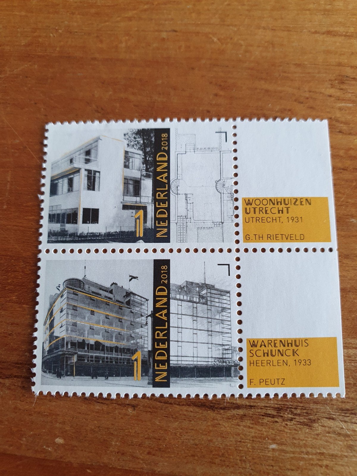 Postzegels Nederland 2018: Woonhuizen Utrecht & Warenhuis Sc, Ophalen of Verzenden, Na 1940, Postfris