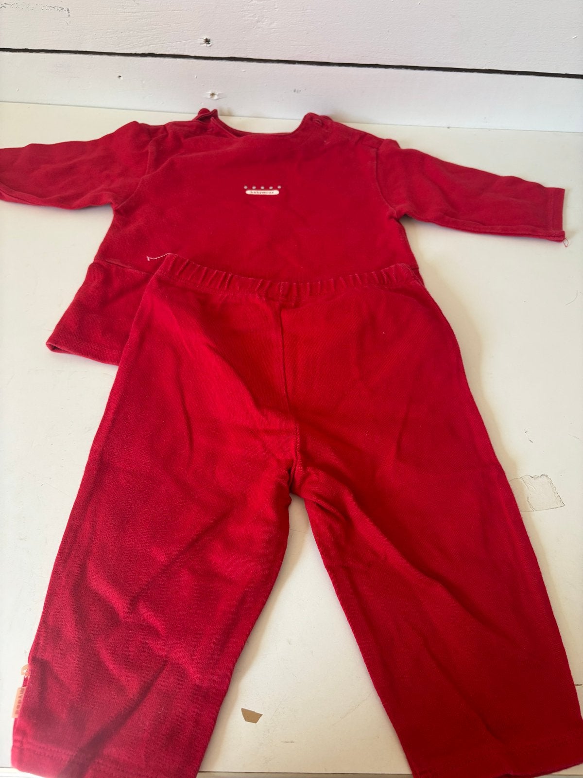 Baby Mexx Rood Setje Maat 68 (4-6m), Ophalen of Verzenden, Gebruikt, Jongetje of Meisje, Setje