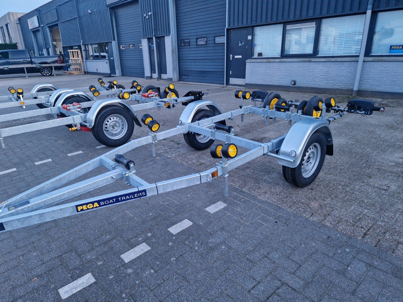 Pega SH 750 kanteltrailer nieuw uit voorraad leverbaar!!!, Minder dan 1500 kg, Verstelbare verlichting, Overige typen, Nieuw