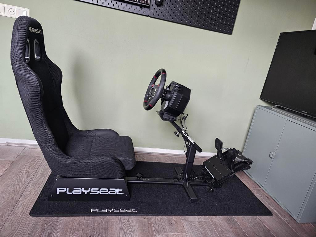 Thrustmaster T598 + Playseat Evolution + Playseat mat PC/PS, Spelcomputers en Games, Spelcomputers | Sony PlayStation Consoles | Accessoires
