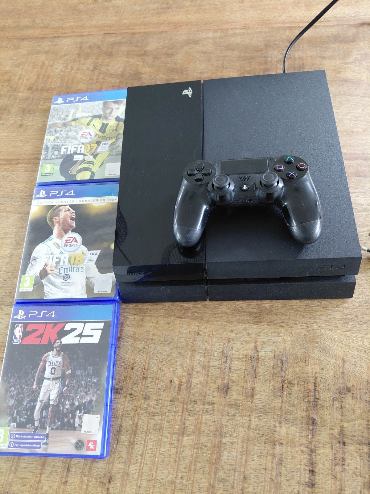 PlayStation 4 Slim met controller en 3 games, Ophalen of Verzenden, Met 1 controller, Slim, 500 GB