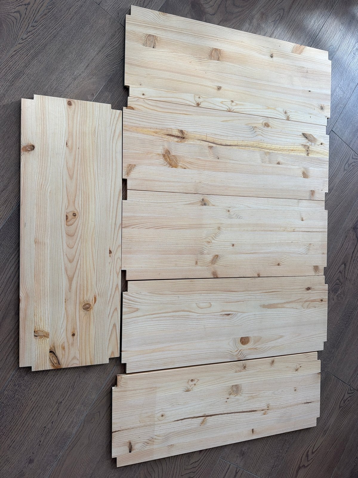 6 IKEA IVAR Houten Planken 83x30 (Inclusief Pinnen), Ophalen, Minder dan 25 mm, Grenen, Zo goed als nieuw