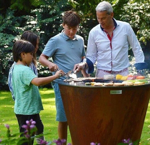 Arteflame ONE40 BBQ / Vuurschaal (100cm doorsnede), Ophalen, Gebruikt