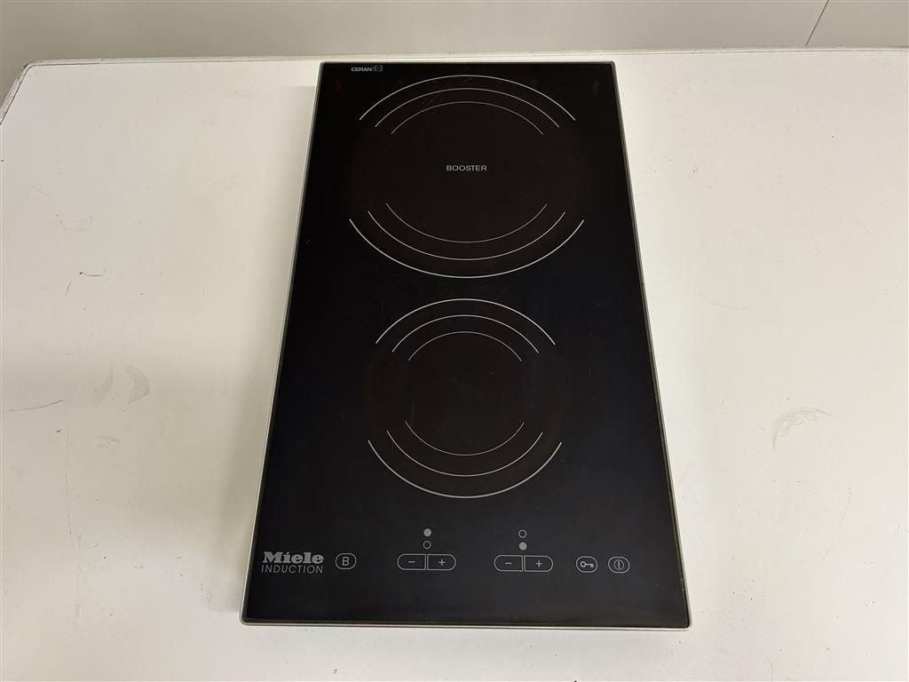 Miele inductie glasplaat 2 pit, Ophalen of Verzenden, Gebruikt
