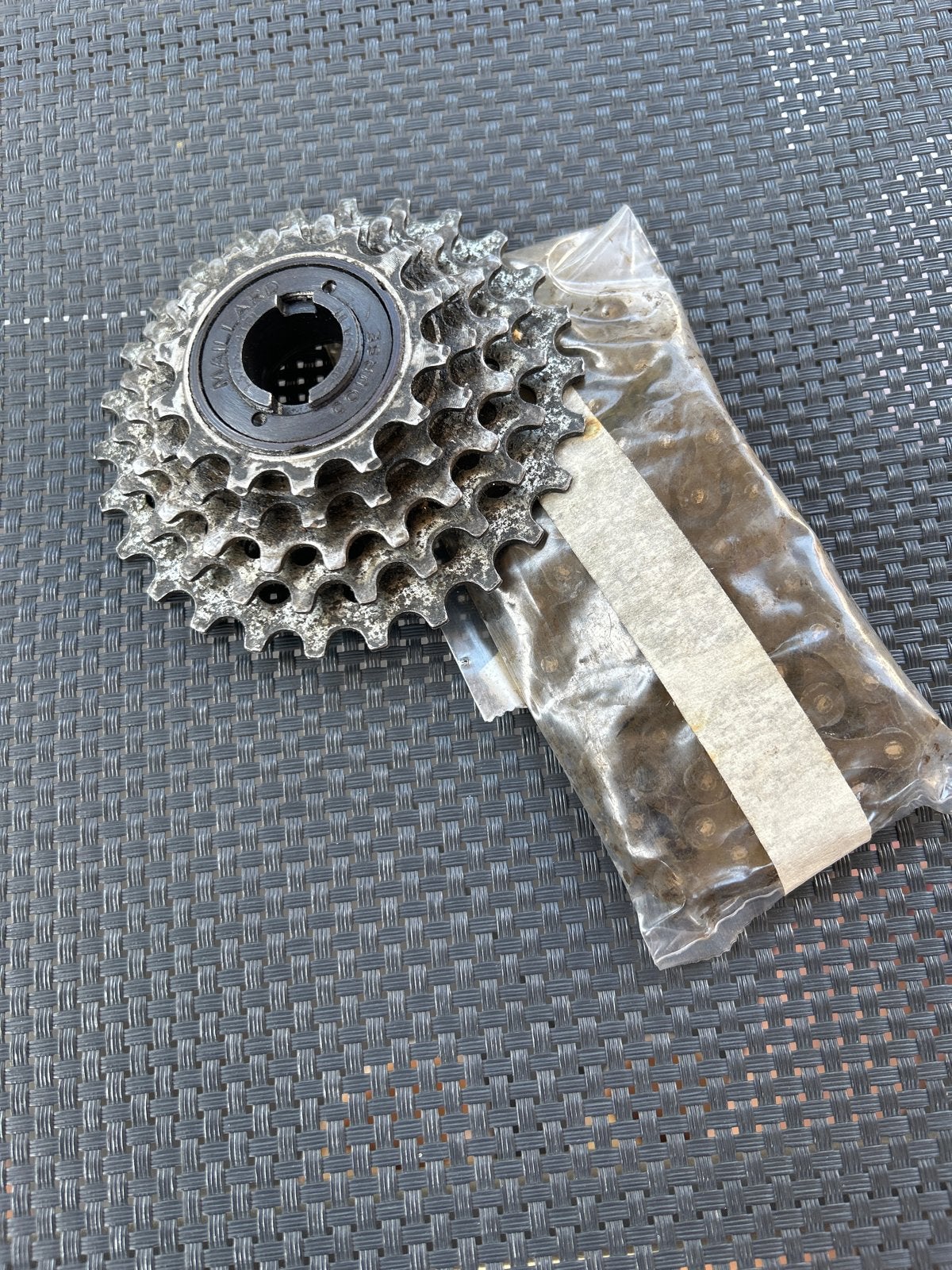 Maillard Course 5-speed freewheel met ketting, Fietsen en Brommers, Ophalen of Verzenden, Gebruikt, Racefiets, Derailleur of Ketting