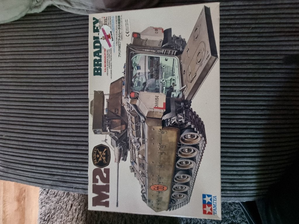 M2 Tamiya bouwpakket 1985?, Tank, Groter dan 1:32, Nieuw, Ophalen of Verzenden