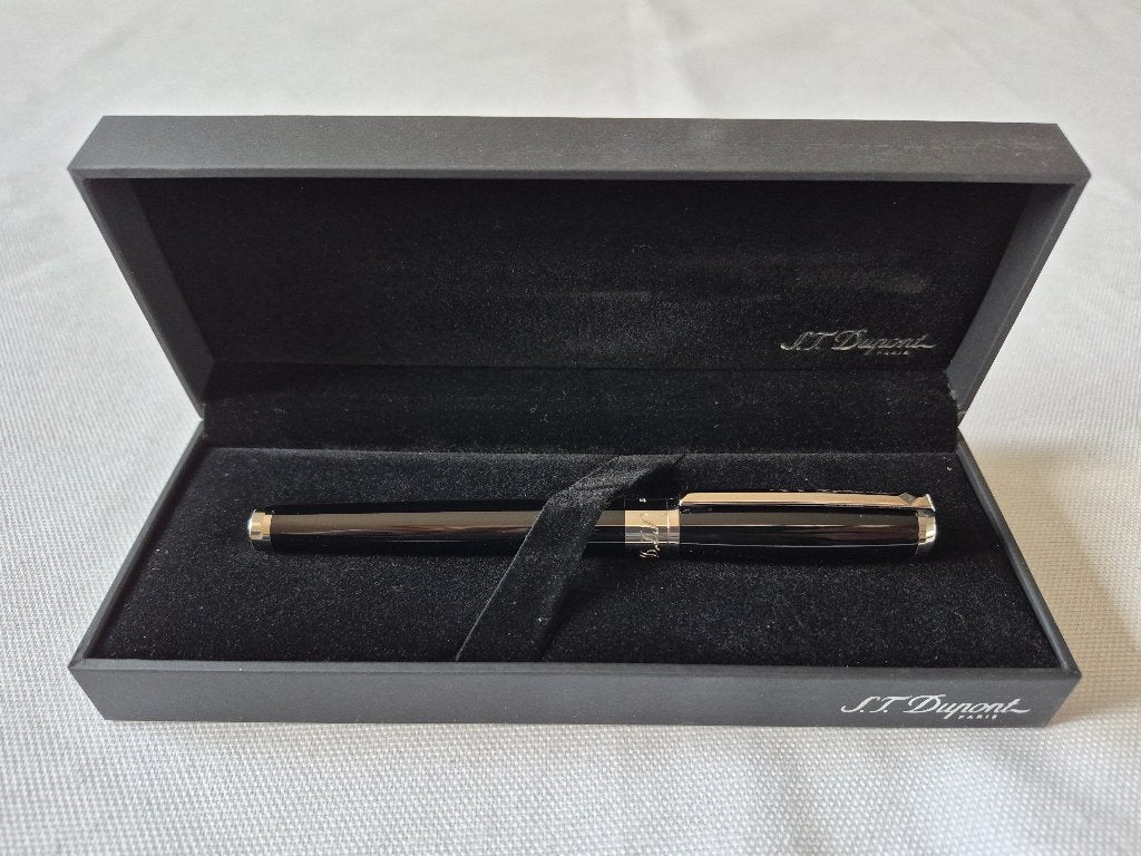 S.T. Dupont ÉLYSÉE Vulpen 14K/585 F-nib, Verzamelen, Overige merken, Nieuw, Met doosje, Ophalen of Verzenden