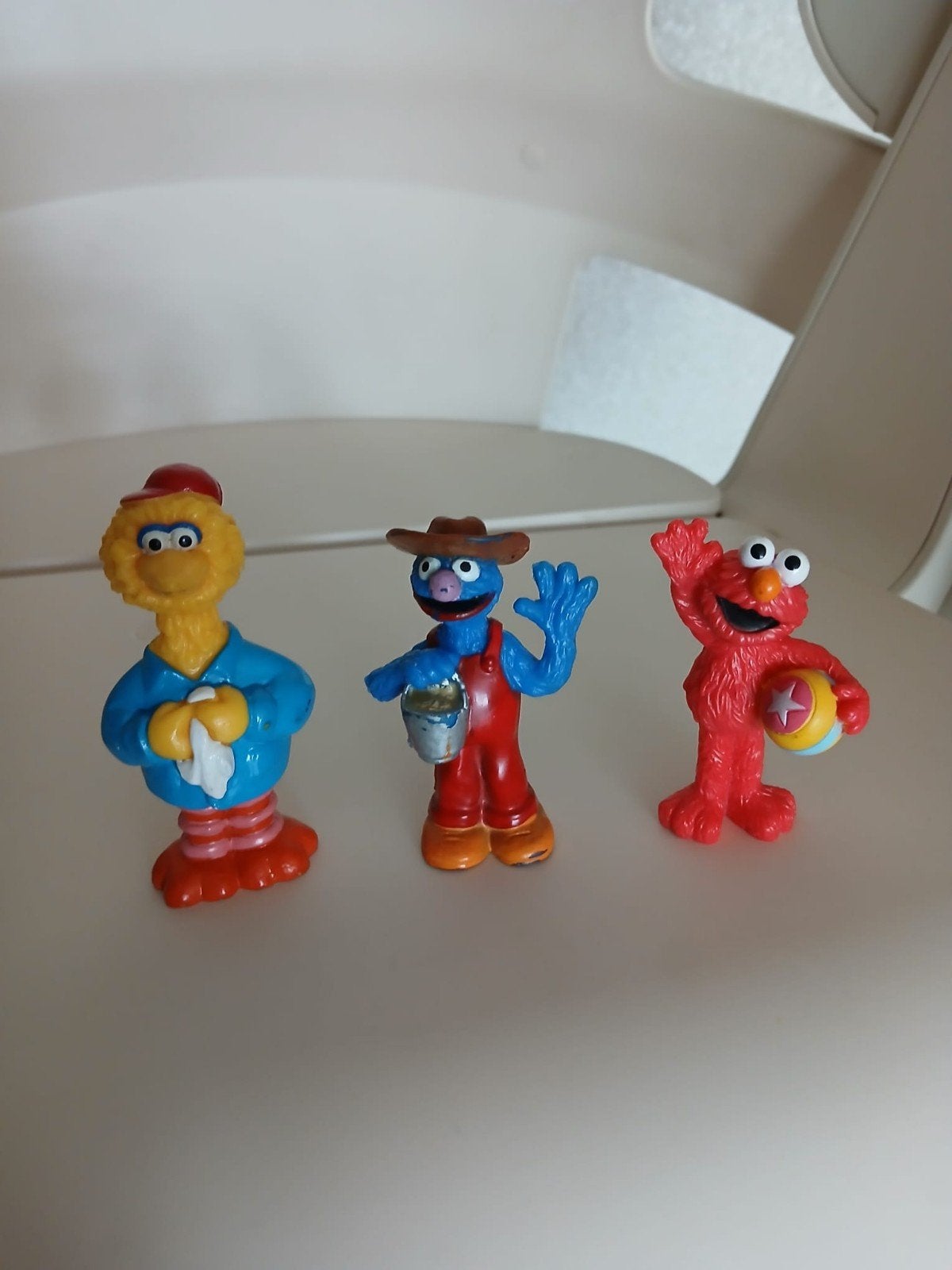 Sesamstraat poppetjes 3 stuks., Verzamelen, Poppetjes en Figuurtjes, Ophalen of Verzenden, Zo goed als nieuw