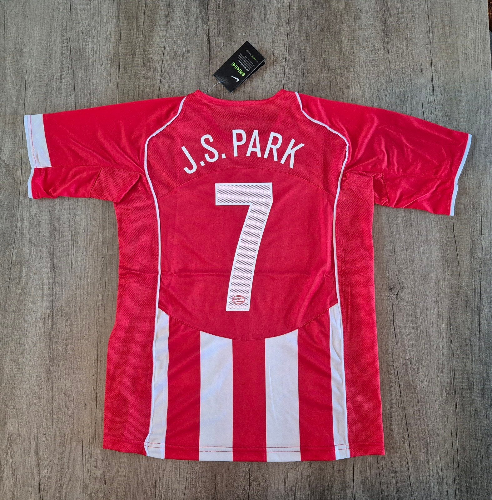 Nieuw Nike PSV shirt 2004/2005 J.S. Park 7 maat medium, Maat M, Ophalen of Verzenden, Nieuw, Shirt