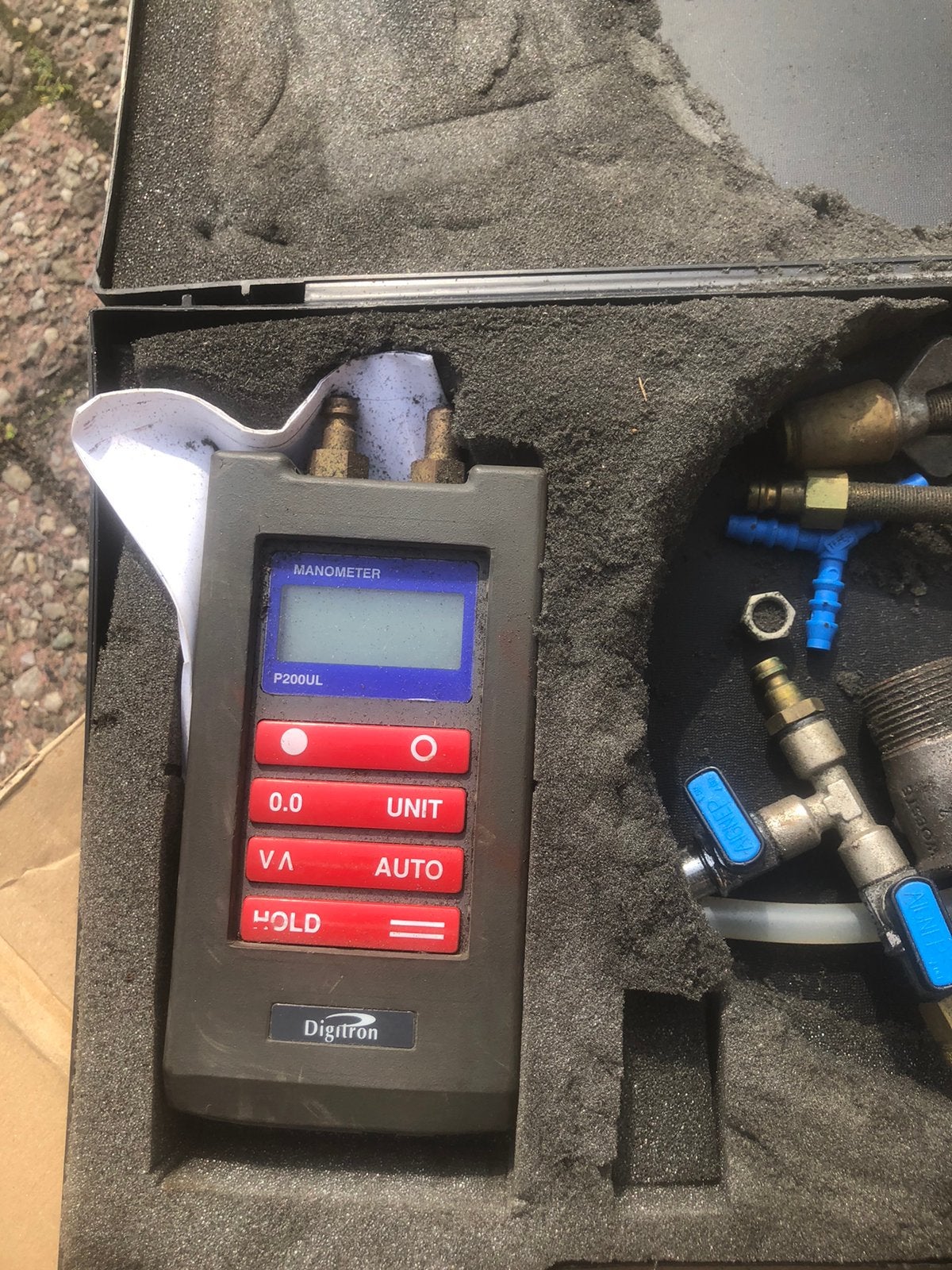 Manometer, Ophalen of Verzenden, Zo goed als nieuw, Overige schalen, Auto offroad