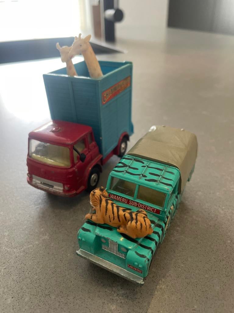 Vintage corgi Speelgoedauto's - Circus & Safari, Ophalen of Verzenden, Gebruikt