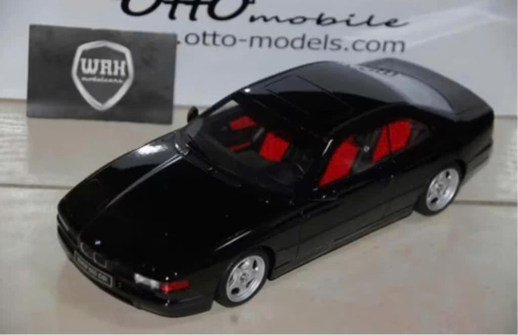 1:18 BMW 8 SERIE 850 CSI black Otto mobile OT904 in box WRH, Hobby en Vrije tijd, Modelauto's | 1:18, Verzenden, Zo goed als nieuw