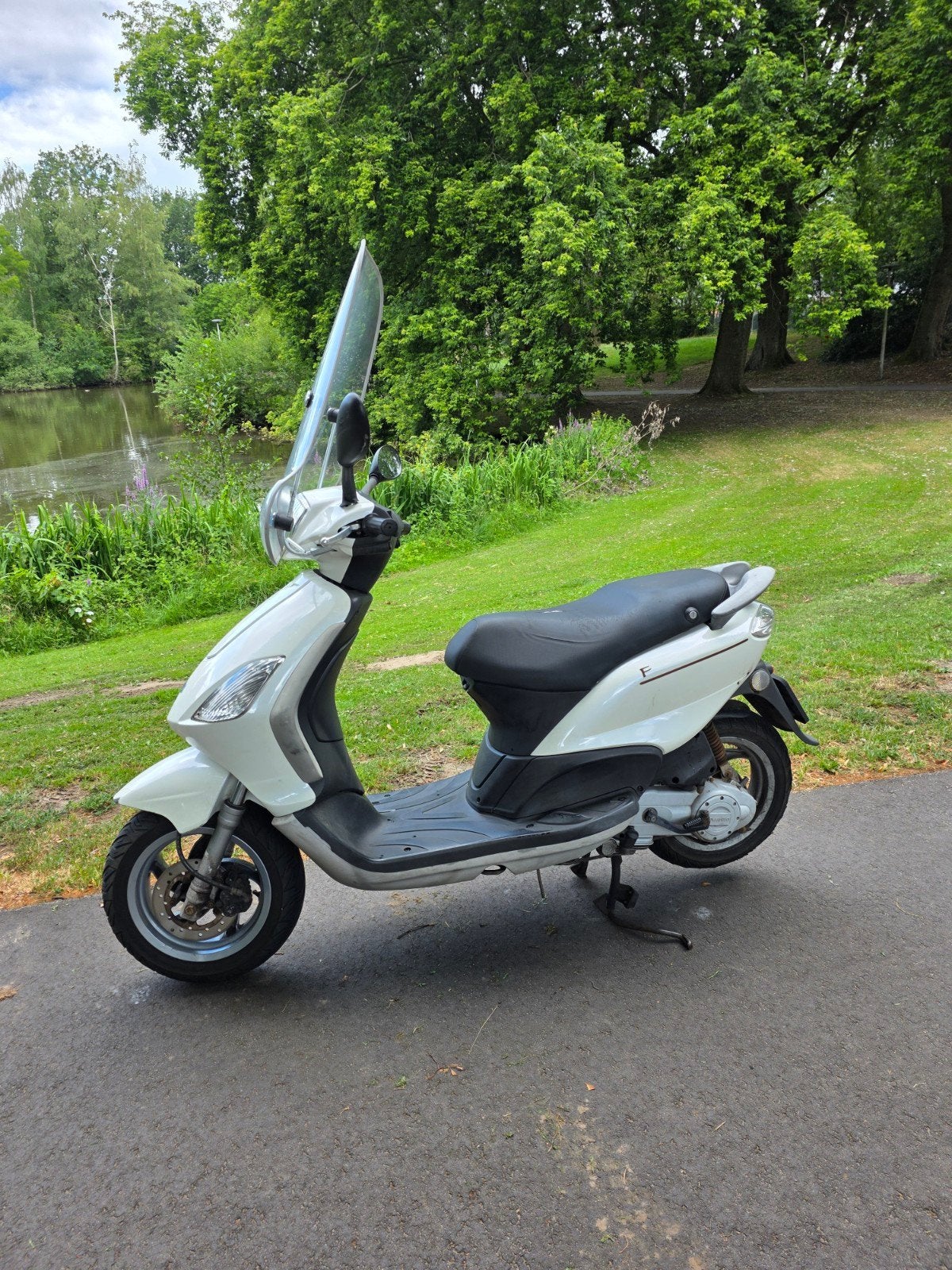 Piaggio Fly Scooter - Wit, 25 km/u, Ophalen, Gebruikt, Fly, Benzine