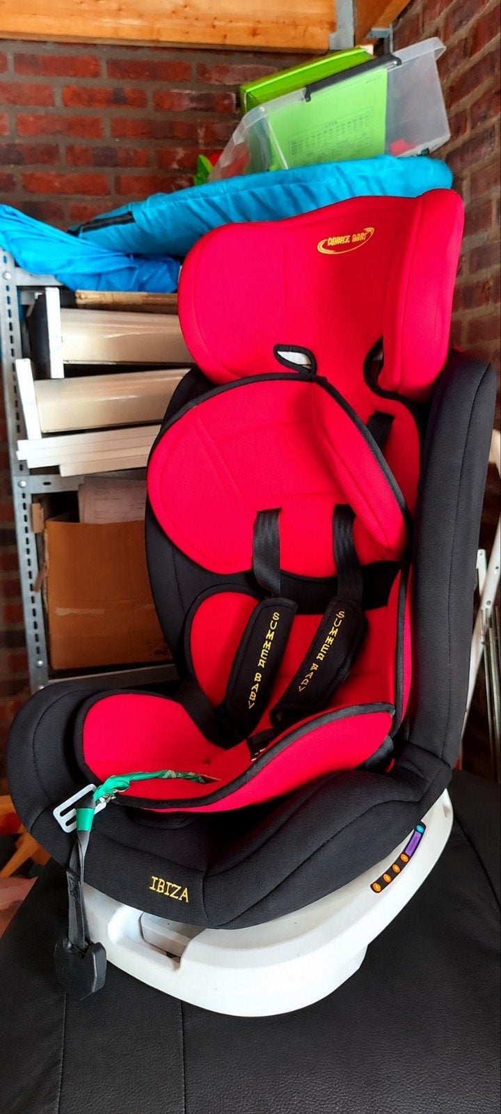 Summer Baby autostoel rood/zwart, Overige merken, Verstelbare rugleuning, Autogordel, Ophalen of Verzenden
