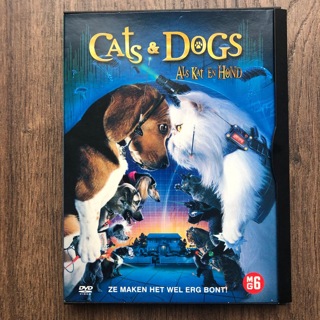 Cats & Dogs: Als Kat en Hond DVD - Avontuurlijke Komedie, Gebruikt, Ophalen of Verzenden, Komedie, Vanaf 6 jaar