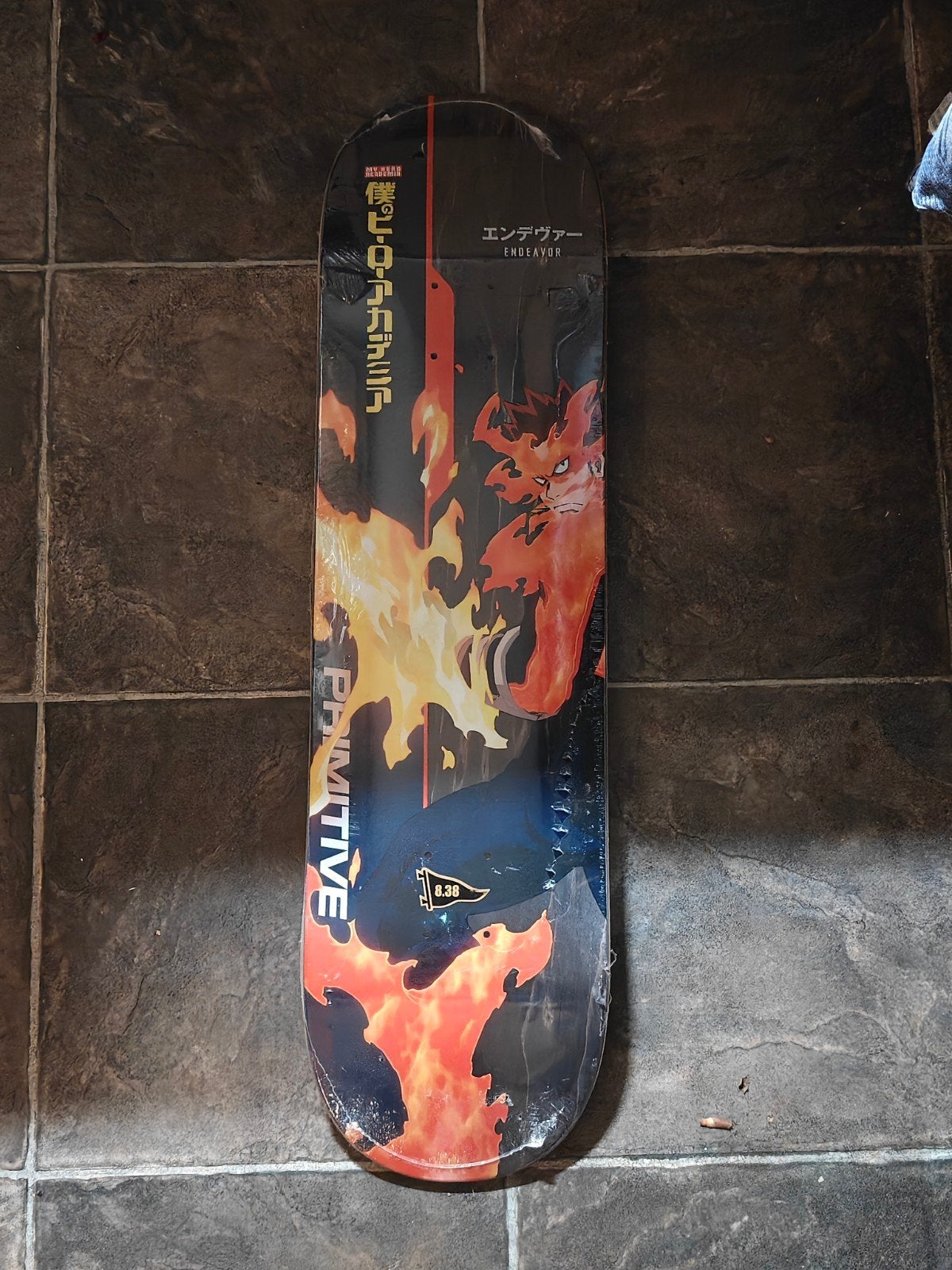 Primitive x My Hero Academia Endeavor Skatedeck, Ophalen of Verzenden, Nieuw, Skateboard