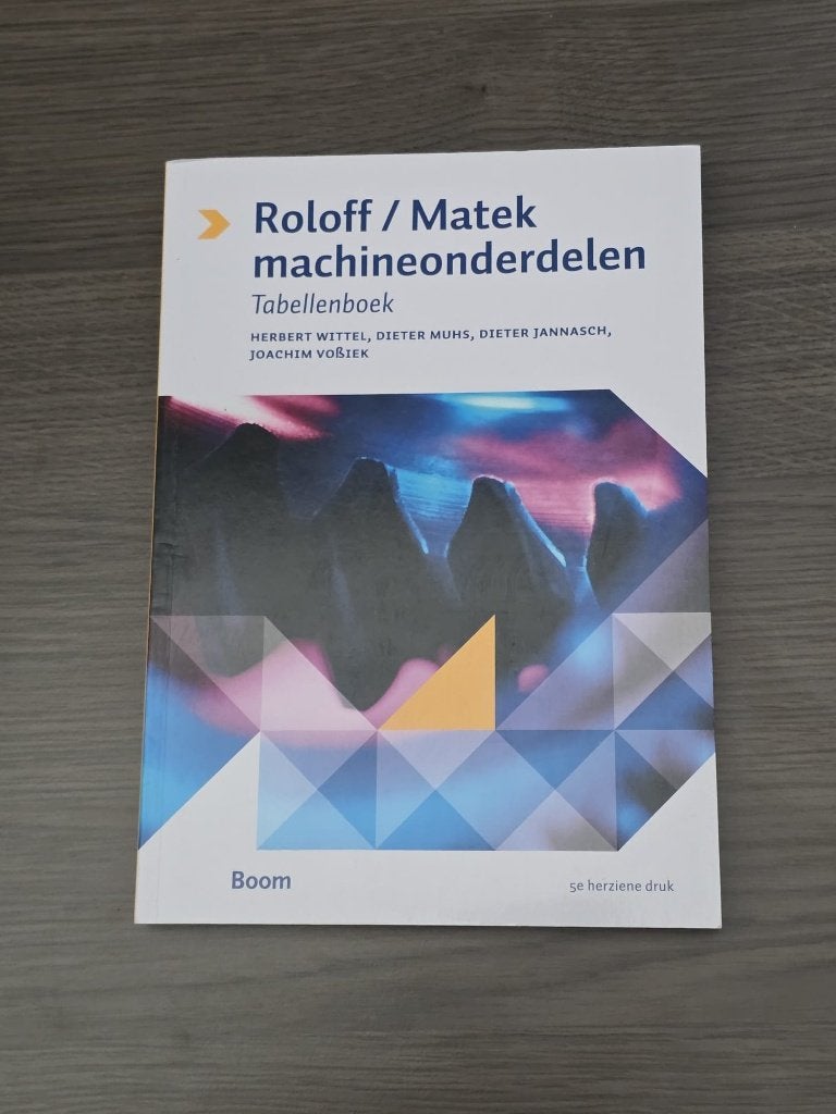 Boom Roloff/Matek Machineonderdelen Tabellenboek, Boeken, Techniek, Gelezen, Werktuigbouwkunde, Ophalen of Verzenden