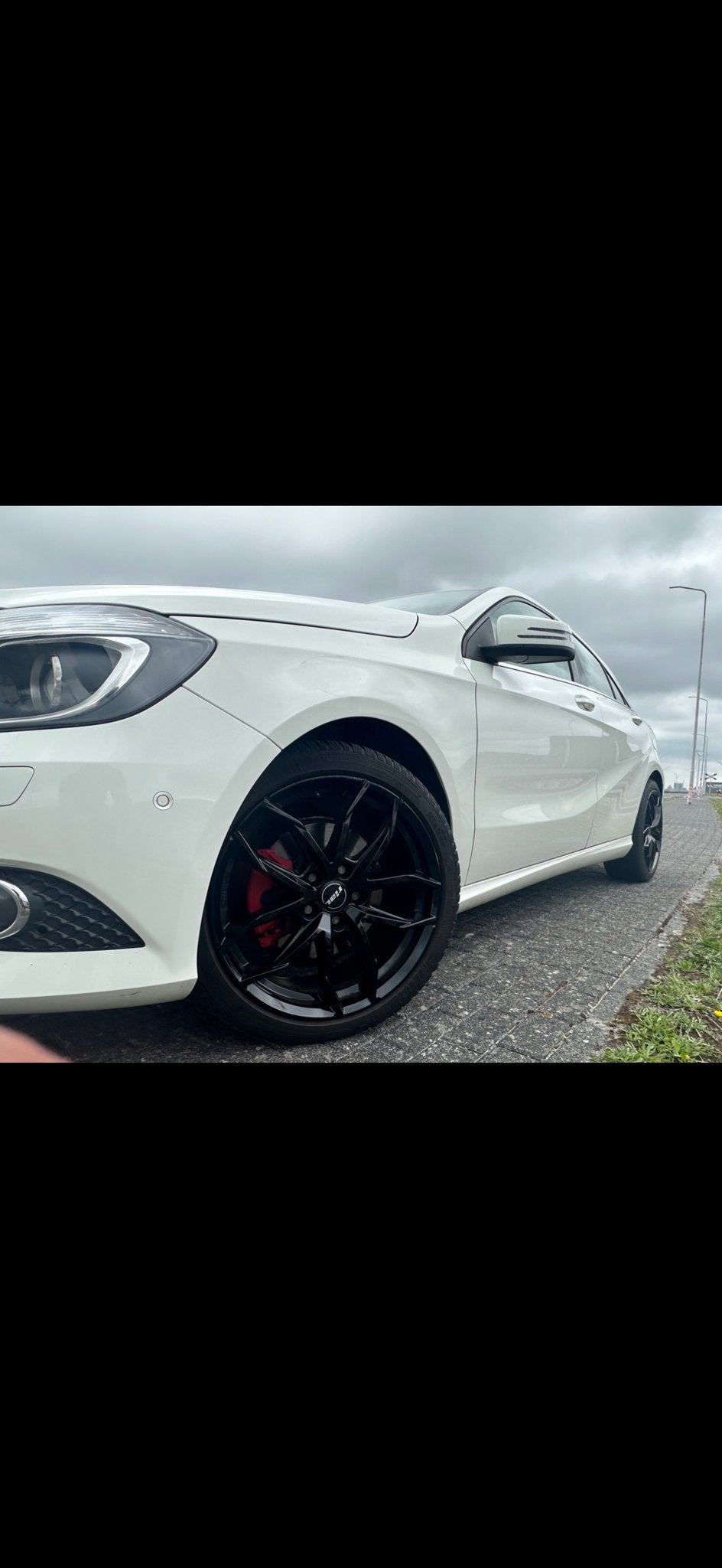 Mercedes A180 bj 2014, Auto's, Voorwielaandrijving, Zwart, 4 cilinders, Leder en Stof