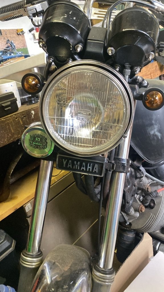 Yamaha xv750se barnfind schuurvondst bobber project, Ophalen, Gereviseerd