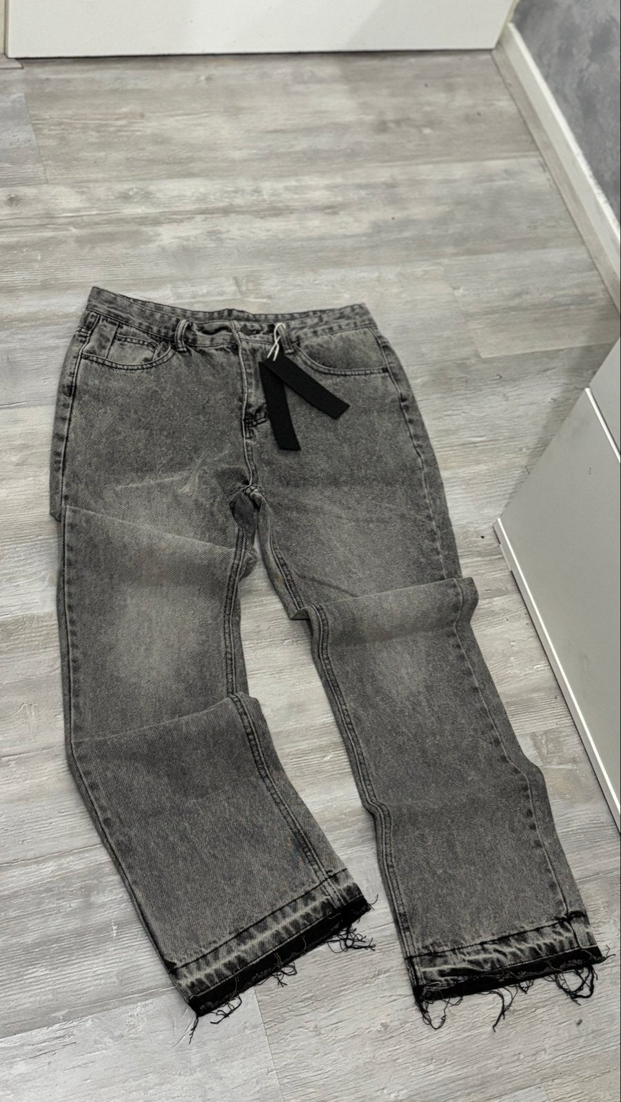 Nieuwe Flared Jeans Maat L - Grijs, Kleding | Dames, Ophalen of Verzenden, Nieuw, Grijs, Overige jeansmaten