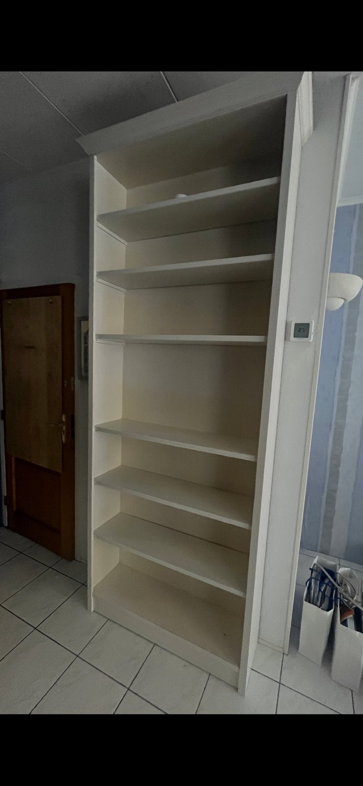 Hoge boekenkast 260 cm, Ophalen, Met plank(en), Gebruikt, 200 cm of meer