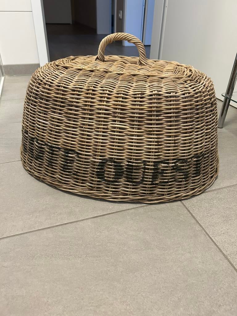 Stolp Cloche, rotan, 66 cm breed. XXL, Huis en Inrichting, Ophalen of Verzenden, Zo goed als nieuw
