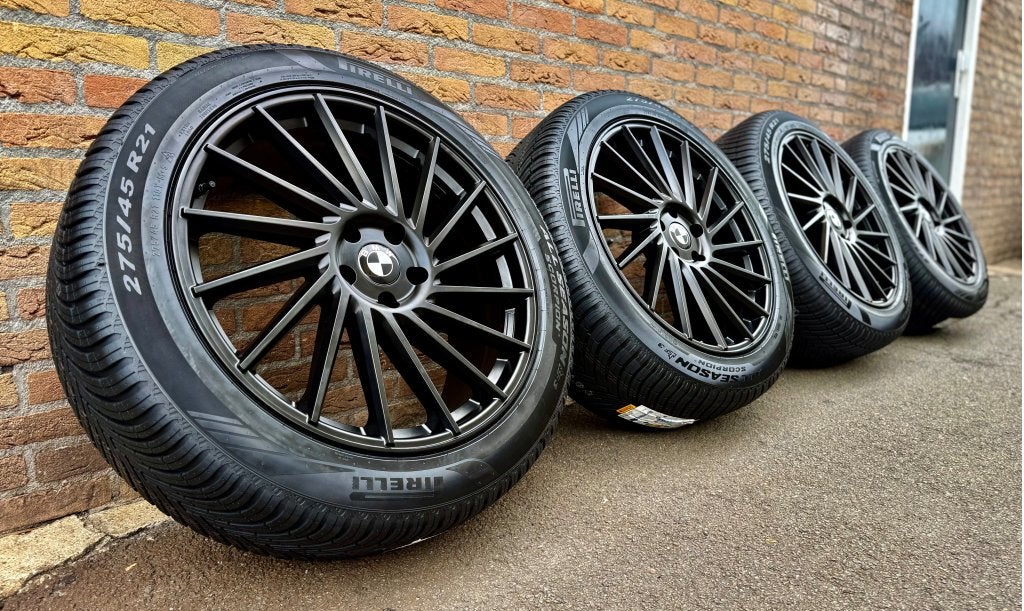 BMW X5 X6 Land Rover Discovery velgen 21 inch mat zwart, Auto-onderdelen, Banden en Velgen, Niet ingevuld, 275 mm, Banden en Velgen