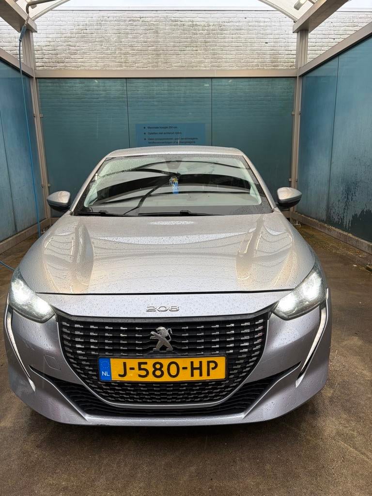 Peugeot 208 1.2 Puretech 100pk Eat8 2020 Grijs, Auto's, Zwart, 100 pk, 49 €/maand, Origineel Nederlands
