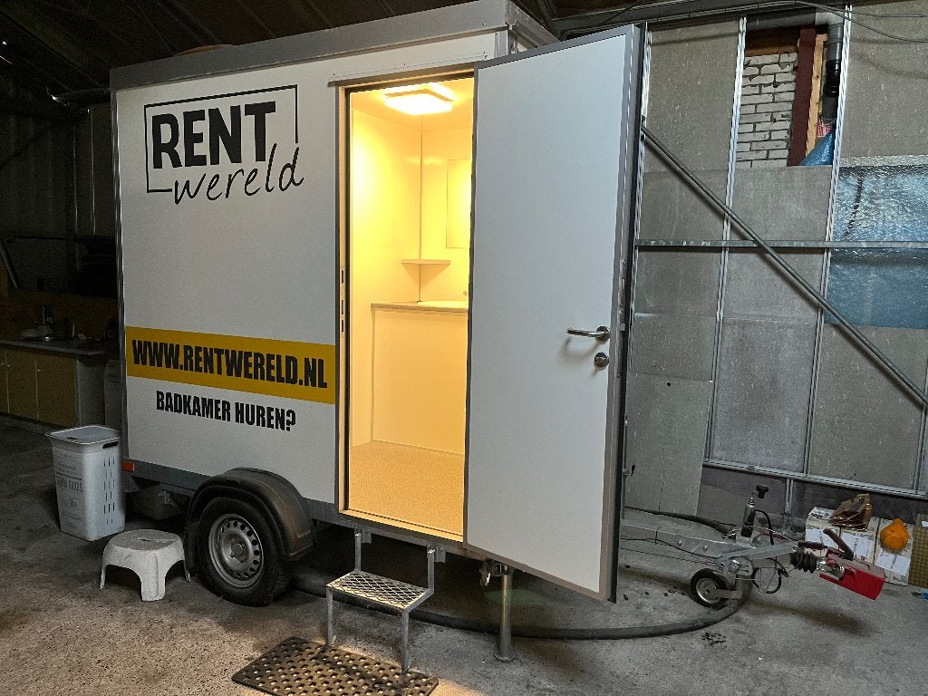 Mobiele Toilet Douche unit, Ophalen, Zo goed als nieuw, Toilet