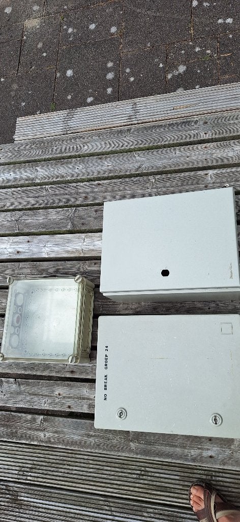 lege groepenkast, Doe-het-zelf en Verbouw, Elektra en Kabels, Ophalen, Gebruikt, Groepenkast