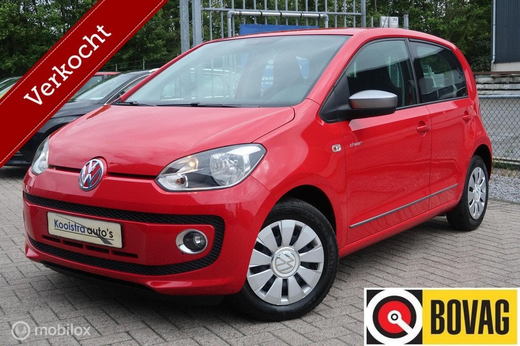 Volkswagen Up! 1.0 cheer up! BlueMotion AIRCO, Voorwielaandrijving, Stof, 840 kg, Origineel Nederlands