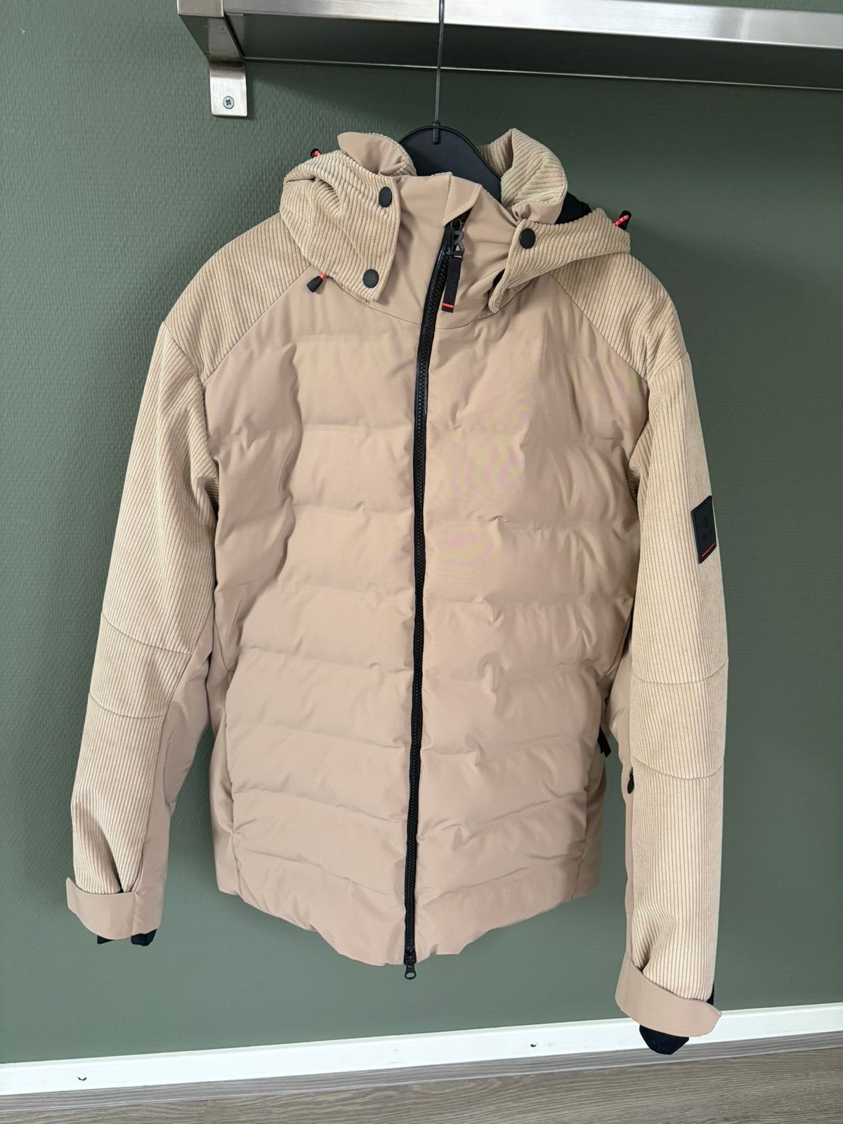 Bogner Fire + Ice ski-jas met corduroy details - Maat L, Ophalen of Verzenden, Zo goed als nieuw, Maat 52/54 (L), Beige
