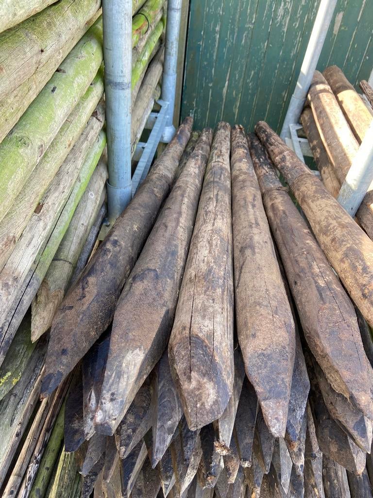 ZGAN weidepalen 10cm dik, 2 meter lang, Tuin en Terras, Ophalen, Zo goed als nieuw, 250 cm of meer, Palen