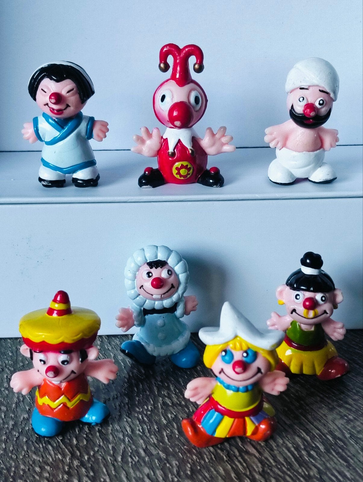 vintage Efteling Jokie -  Carnaval Festival figuurtjes, Verzamelen, Ophalen of Verzenden, Zo goed als nieuw, Beeldje of Poppetje