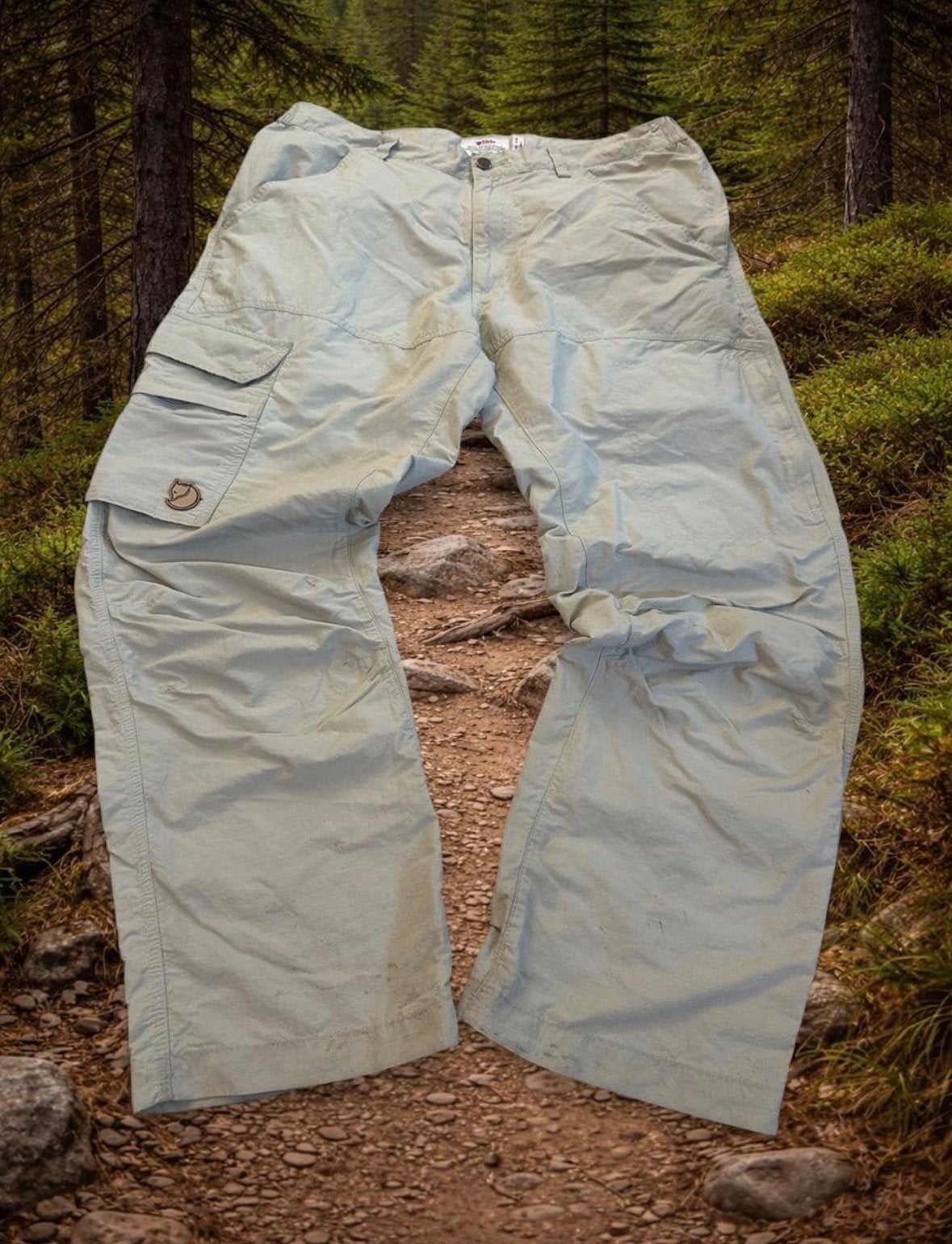 Fjällräven Cape Point MT Broek 36x30 Beige Cargo Wijd Been, Kleding | Heren, Ophalen of Verzenden, Gedragen, Overige maten, Beige