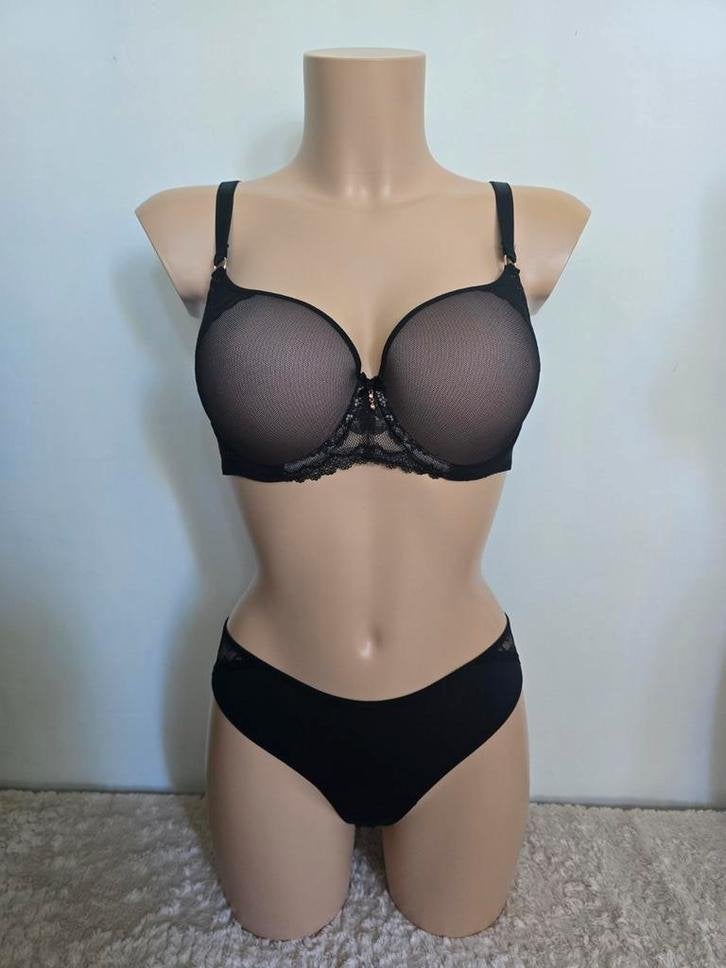 Nieuw lingadore bh 80b 90b 80c 85e slip s m l xl xxl, ., Zwart, Ophalen of Verzenden, BH