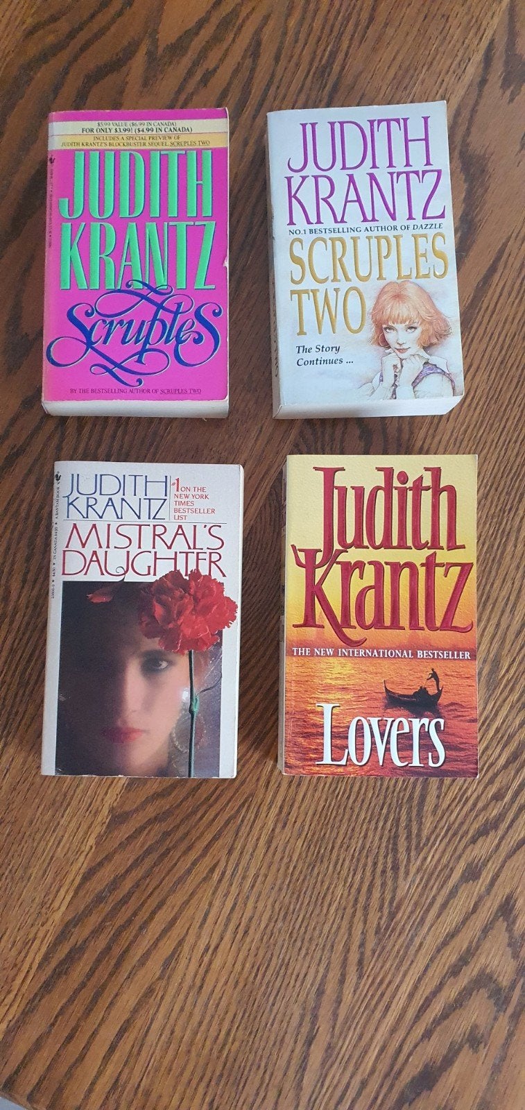Boekenpakket Judith Krantz - 4 romans, Gelezen, Judith Krantz, Ophalen of Verzenden, Nederland