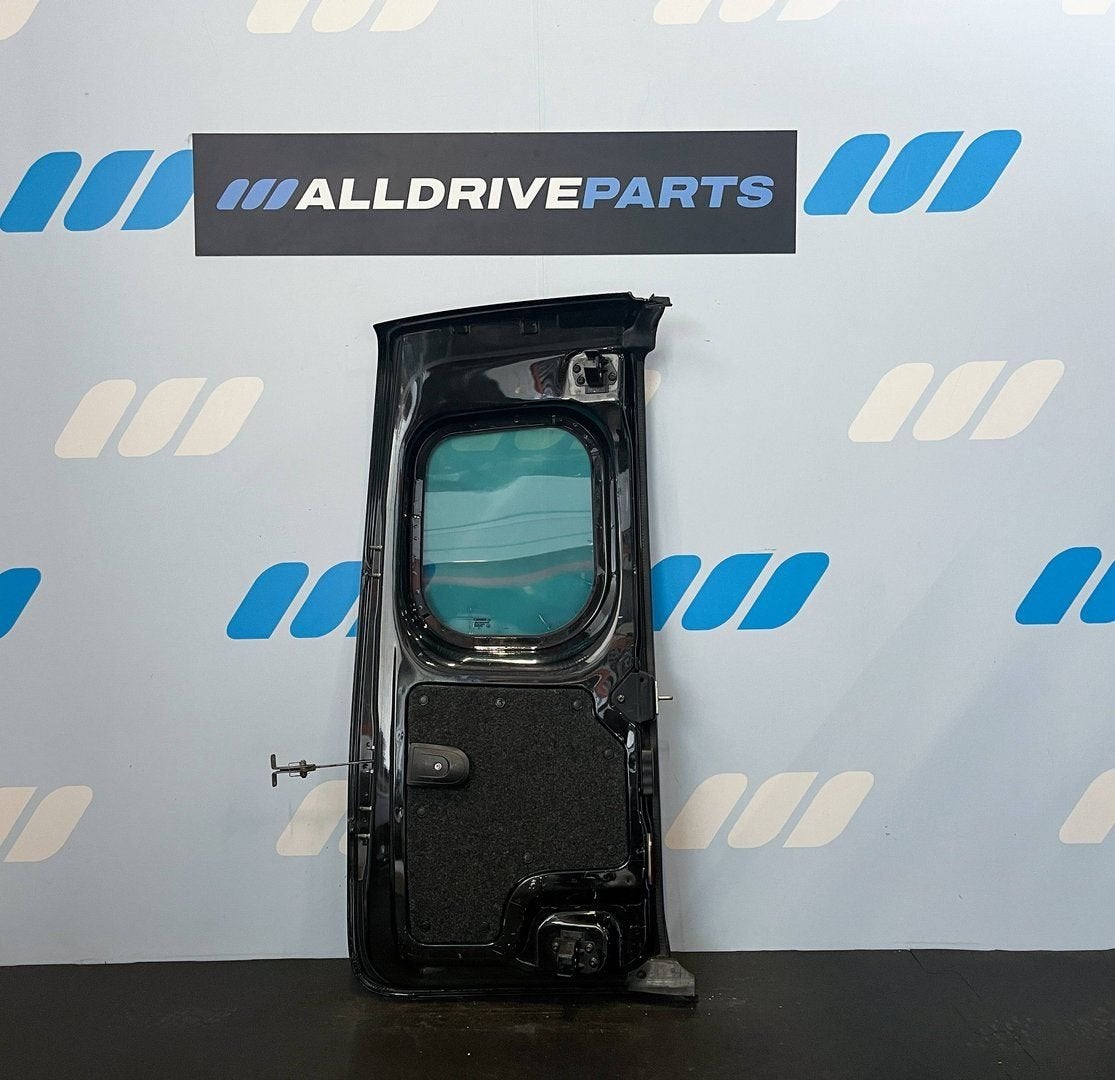 Achterdeur rechts Renault Kangoo zwart met ruit 7751478139, Gebruikt, -, Deur, -