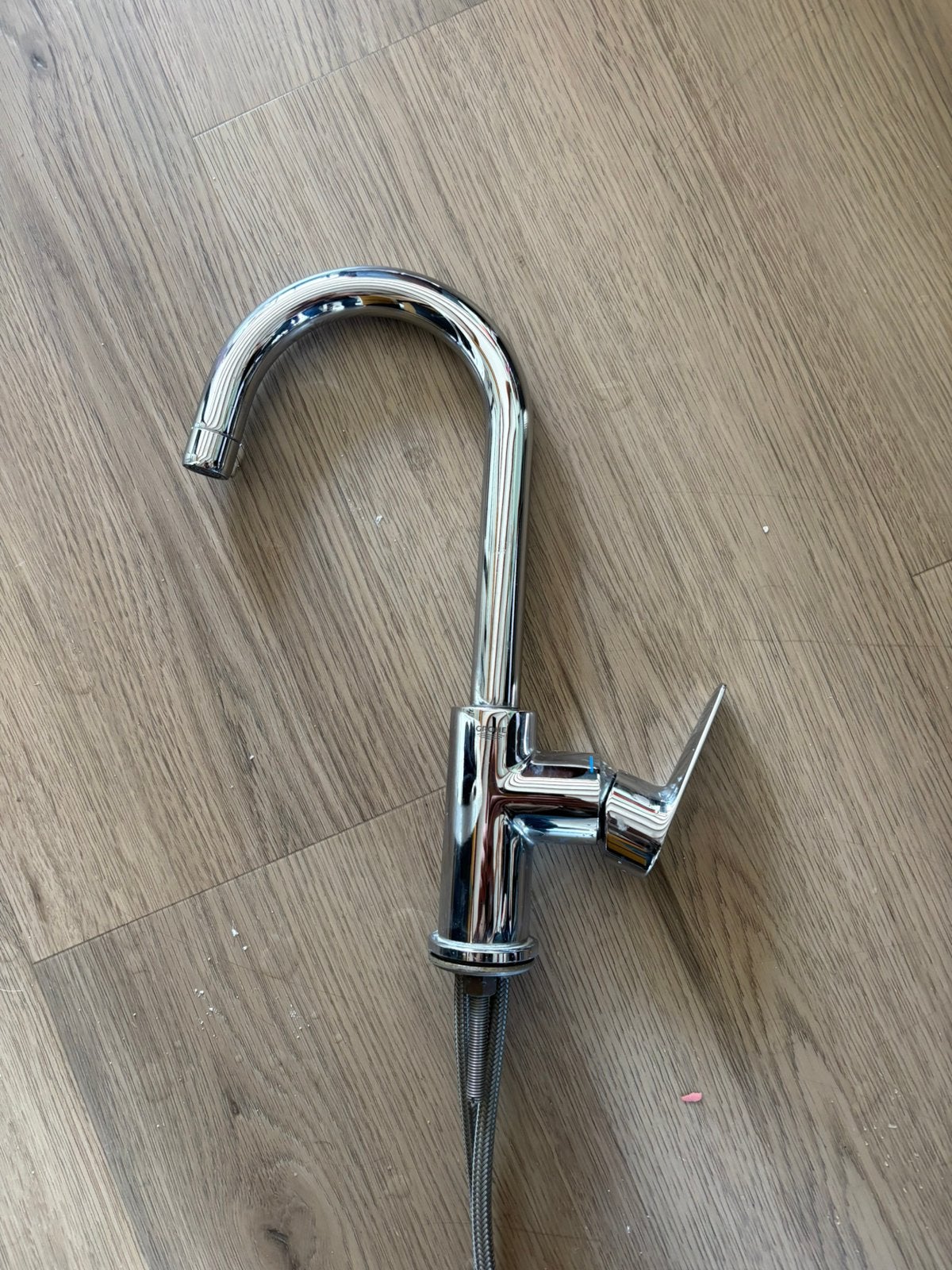 GROHE Keukenkraan – Chroom – Hoge Uitloop, Ophalen of Verzenden, Zo goed als nieuw, Chroom, Kraan