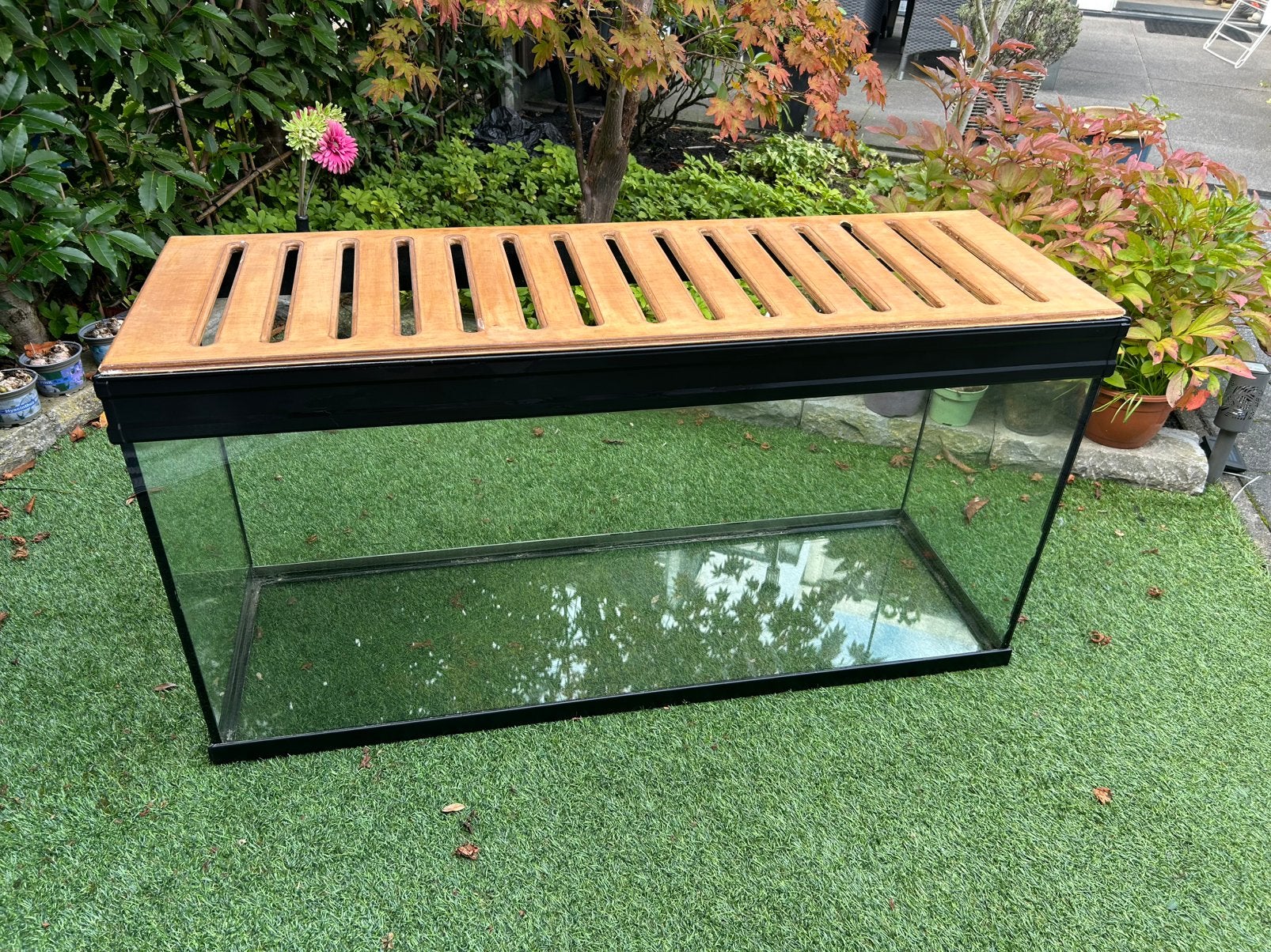 Terrarium 120x40x60, Hok, Ophalen, Minder dan 60 cm, 110 cm of meer
